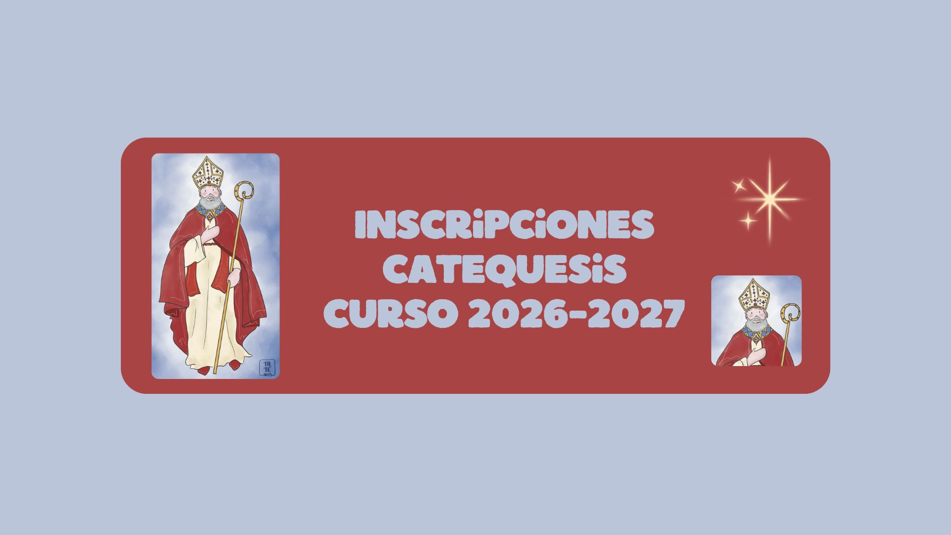 Inscripciones catequesis curso 2026-2027